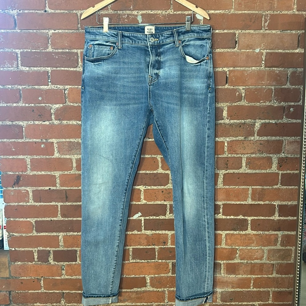 Flint and Tinder: Stretch Selvedge Demin- HB Slim